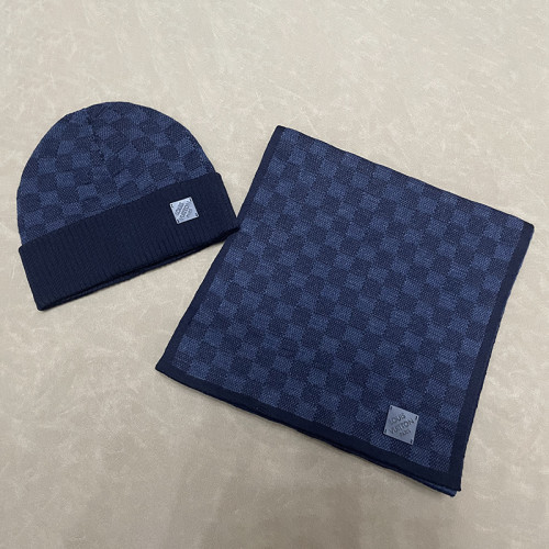Louis Vuitton Scarves Men Womens Fashion Scarf and Hats Set with Original Box Whatsapp【+1-3239614486】