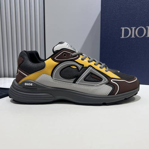 Dior Mens Shoes Sneakers Luxury Brand B30 SNEAKER Mesh and Technical Fabric 3SN279ZND_H000 with Original Box Whatsapp【+1-3239614486】