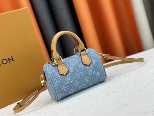 Louis Vuitton Womens Bags Luxury Brand Fashion Type Louis Vuitton Nano SPEEDY BANDOULIÈRE M11212 with Original Box Whatsapp【+1-3239614486】
