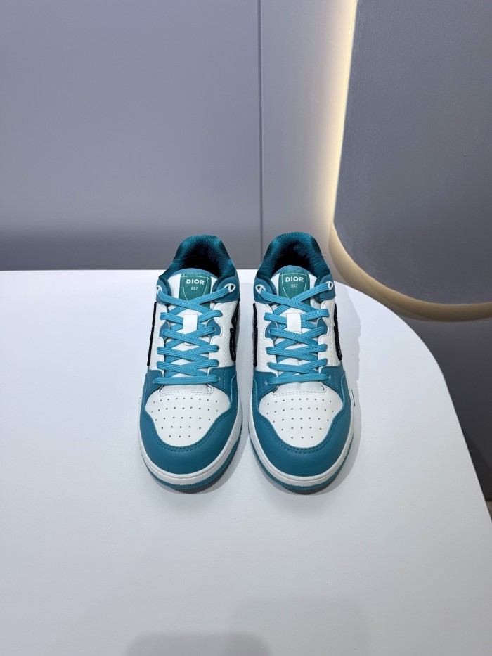 Dior Mens Shoes Sneakers Luxury Brand Breathable Design B57 MID-TOP SNEAKER Smooth Calfskin with Dior Oblique Jacquard with Original Box Whatsapp 【+1-3239614486】