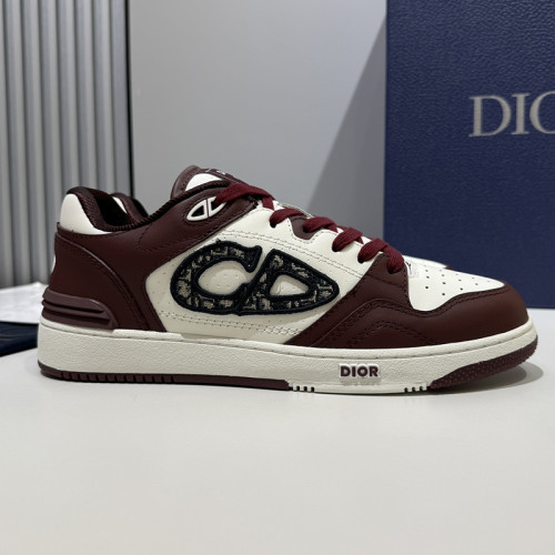 Dior Mens Shoes Sneakers Luxury Brand Breathable Design B57 LOW-TOP SNEAKER Smooth Calfskin with Dior Oblique Jacquard with Original Box Whatsapp 【+1-3239614486】