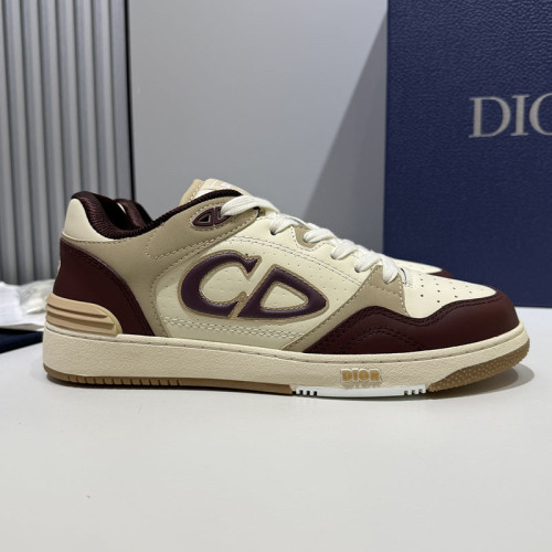 Dior Mens Shoes Sneakers Luxury Brand Breathable Design B57 LOW-TOP SNEAKER Smooth Calfskin with Dior Oblique Jacquard with Original Box Whatsapp 【+1-3239614486】