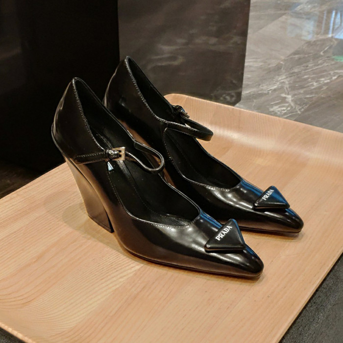 Prada Womens Shoes Sandals Casual Luxury Brand Pumps 8cm Heel with Original Box Whatsapp【+1-3239614486】