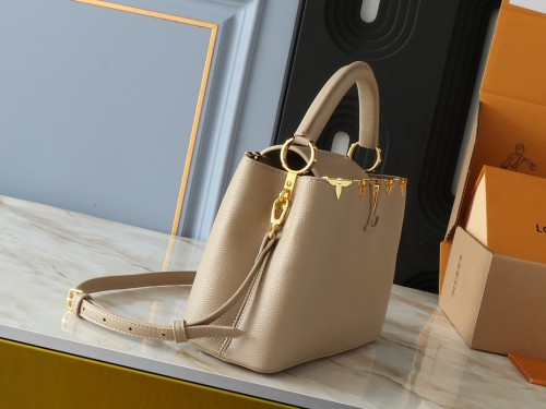 Louis Vuitton Womens Bags Handbags Luxury Brand Capucines MM bag M54663 Leather Messenger Shoulder Bags whatsapp【+1-3239614486】