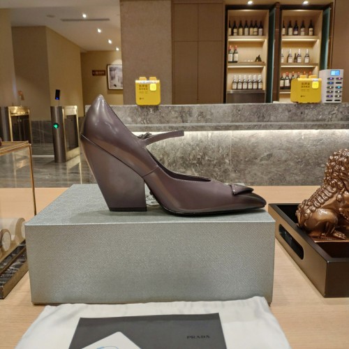 Prada Womens Shoes Sandals Casual Luxury Brand Pumps 8cm Heel with Original Box Whatsapp【+1-3239614486】