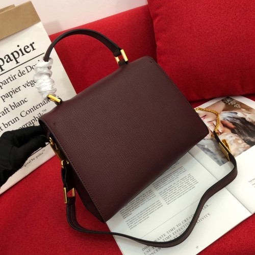 Valentino Womens Bags Crossbody Bags Handbags Luxury Brand MEDIUM VSLING GRAINY CALFSKIN HANDBAG with Original Box whatsapp【+1-3239614486】