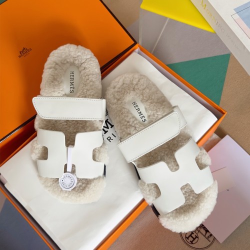 Hermes Womens Mens Unisex Shoes Winter Wool Extra Slippers Sandals Casual Fashion Sandals Luxury Brand with Original Box Whatsapp【+1-3239614486】
