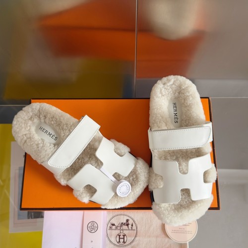 Hermes Womens Mens Unisex Shoes Winter Wool Extra Slippers Sandals Casual Fashion Sandals Luxury Brand with Original Box Whatsapp【+1-3239614486】