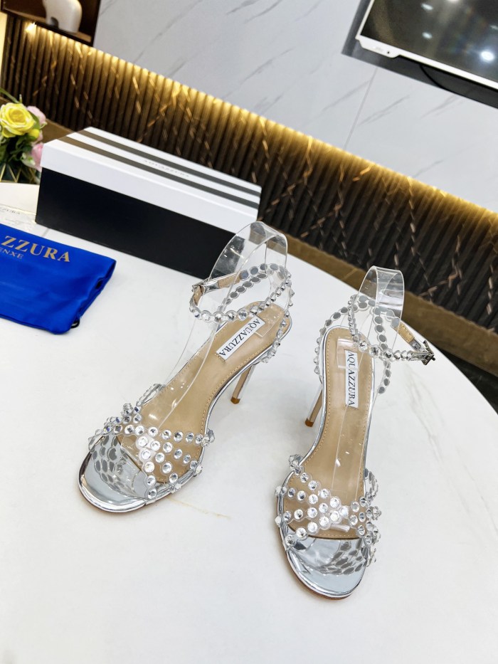 Aquazzura Womens Shoes Pumps Sandals Luxury Brand Tequila Sandal 7cm 10cm Heel with Original Box Whatsapp【+1-3239614486】