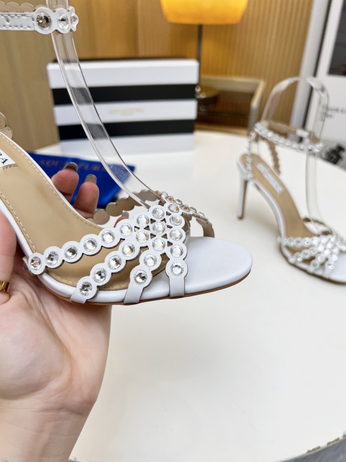 Aquazzura Womens Shoes Pumps Sandals Luxury Brand Tequila Sandal 7cm 10cm Heel with Original Box Whatsapp【+1-3239614486】