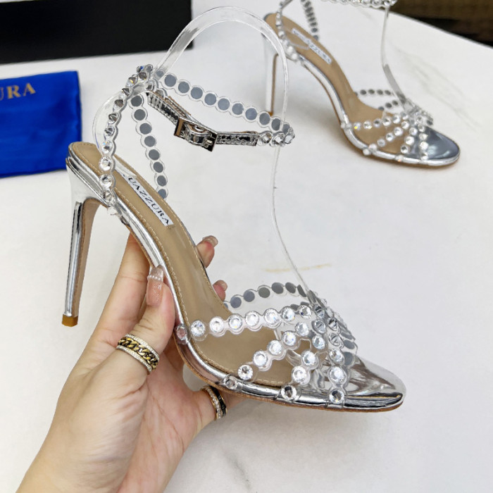 Aquazzura Womens Shoes Pumps Sandals Luxury Brand Tequila Sandal 7cm 10cm Heel with Original Box Whatsapp【+1-3239614486】