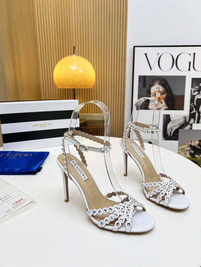 Aquazzura Womens Shoes Pumps Sandals Luxury Brand Tequila Sandal 7cm 10cm Heel with Original Box Whatsapp【+1-3239614486】
