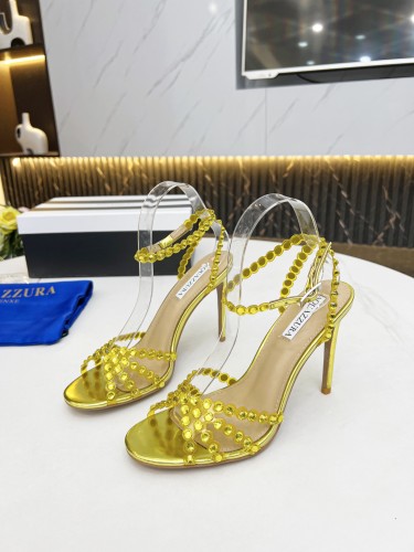 Aquazzura Womens Shoes Pumps Sandals Luxury Brand Tequila Sandal 7cm 10cm Heel with Original Box Whatsapp【+1-3239614486】