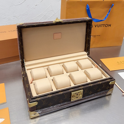 Louis Vuitton Watches Bags Luxury Brand 8-Pack Watch Made Of Classic Monogram Canvas whatsapp【+1-3239614486】