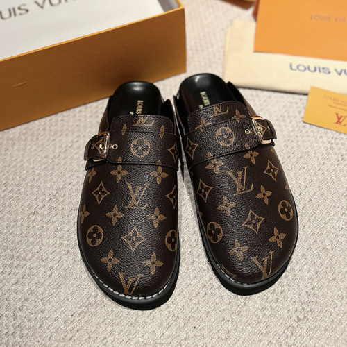 Louis Vuitton Womens Shoes Loafer Luxury Brand LV Cosy Flat Comfort Clogs with Original Box whatsapp【+1-3239614486】