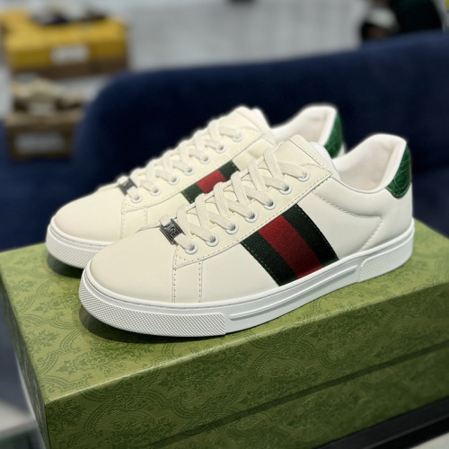 Gucci Mens Shoes Sneakers Luxury Brand MEN'S GUCCI ACE SNEAKER WITH WEB with Original Box Whatsapp【+1-3239614486】