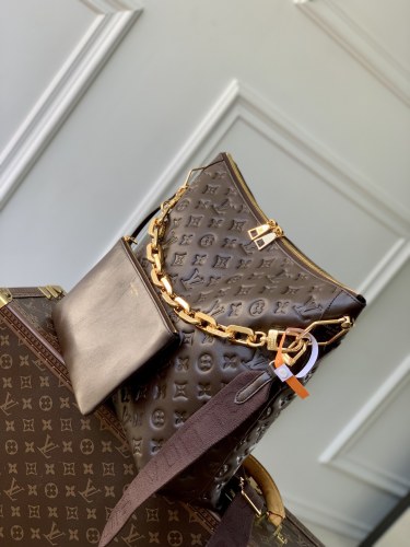 Louis Vuitton Womens Bags Messenger Shoulder Bags Luxury Brand Coussin Hobo MM M12072 with Original Box whatsapp【+1-3239614486】