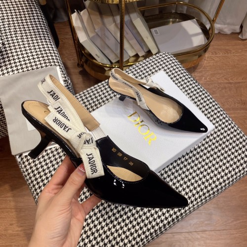 Dior Women Shoes Pumps Luxury Design Fashion Type 6.5cm High Heel Shoes for Wedding Style J'ADIOR SLINGBACK PUMP with Original Box Whatsapp【+1-3239614486】