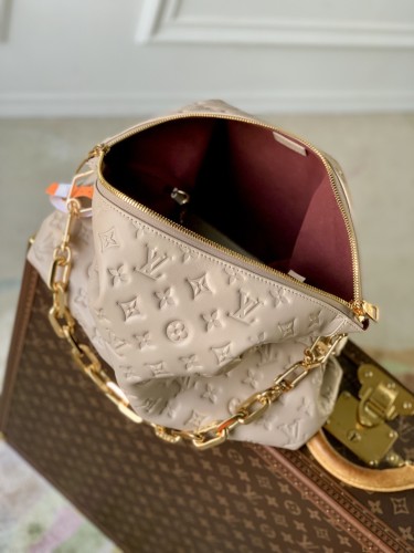 Louis Vuitton Womens Bags Messenger Shoulder Bags Luxury Brand Coussin Hobo MM M12072 with Original Box whatsapp【+1-3239614486】