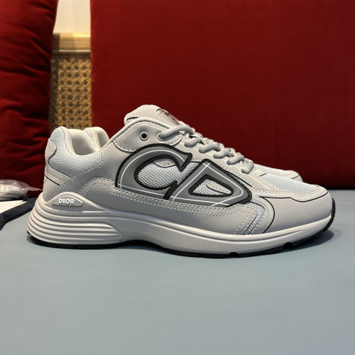 Dior Mens Shoes Sneakers Luxury Brand B30 SNEAKER Mesh and Technical Fabric 3SN279ZND_H000 with Original Box Whatsapp【+1-3239614486】