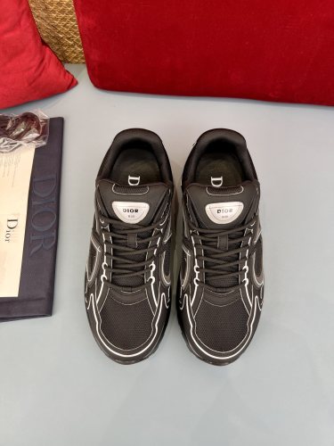 Dior Mens Shoes Sneakers Luxury Brand B30 SNEAKER Mesh and Technical Fabric 3SN279ZND_H000 with Original Box Whatsapp【+1-3239614486】