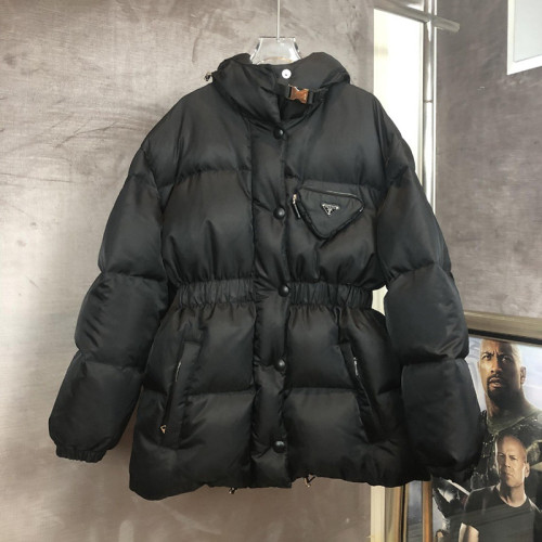 Prada Womens Coat Down Jacket Luxury Brand Womens Slim Fit Jacket Top Quality Whatsapp【+1-3239614486】