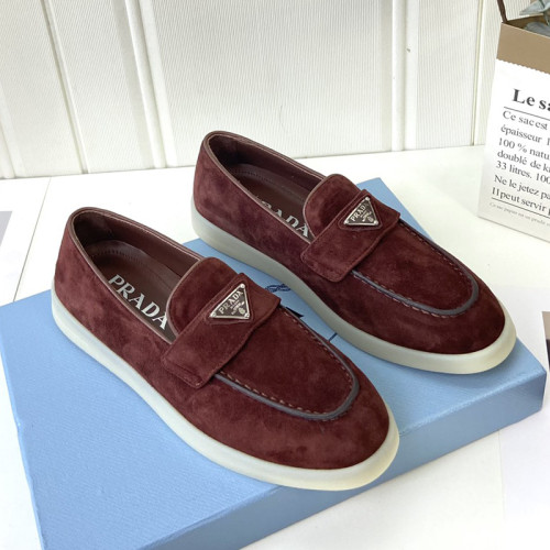 Prada Womens Shoes Casual Luxury Brand Fashion Loafers for Women with Original Box Whatsapp【+1-3239614486】