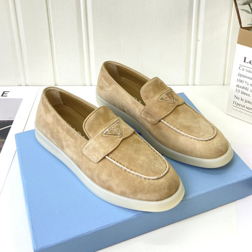 Prada Womens Shoes Casual Luxury Brand Fashion Loafers for Women with Original Box Whatsapp【+1-3239614486】