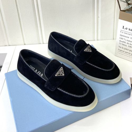 Prada Womens Shoes Casual Luxury Brand Fashion Loafers for Women with Original Box Whatsapp【+1-3239614486】
