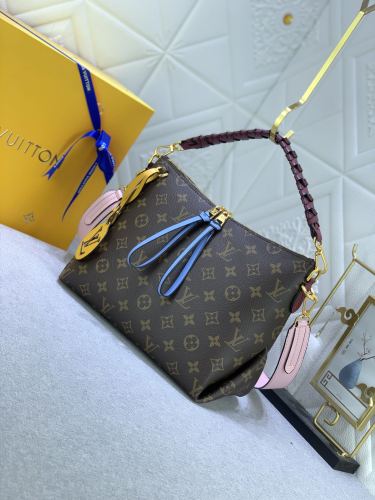Louis Vuitton Womens Bags Handbags Luxury Brand Fashion Type BEAUBOURG HOBO MM M55090 whatsapp【+1-3239614486】