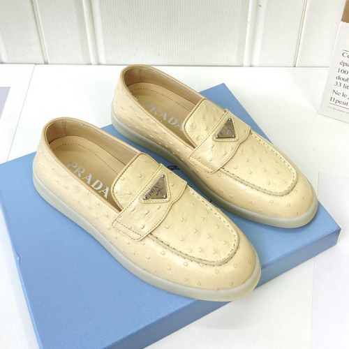 Prada Womens Shoes Casual Luxury Brand Fashion Loafers for Women with Original Box Whatsapp【+1-3239614486】