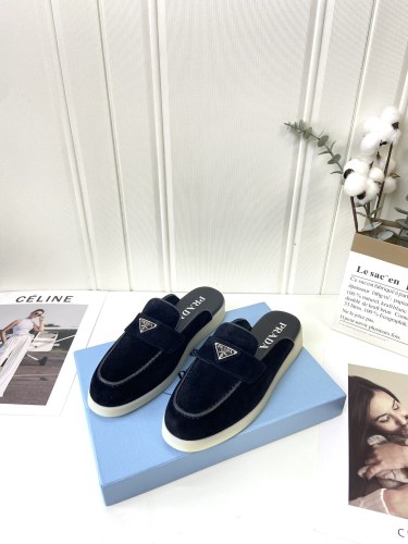 Prada Womens Shoes Casual Luxury Brand Fashion Loafers for Women with Original Box Whatsapp【+1-3239614486】