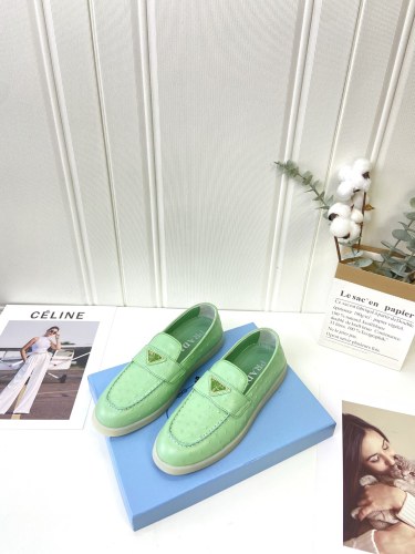 Prada Womens Shoes Casual Luxury Brand Fashion Loafers for Women with Original Box Whatsapp【+1-3239614486】