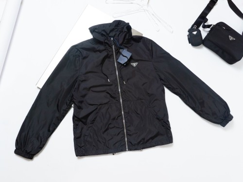 Prada Men Womens Coat Jacket Luxury Brand Womens Jackets Windbreaker Top Quality Whatsapp【+1-3239614486】