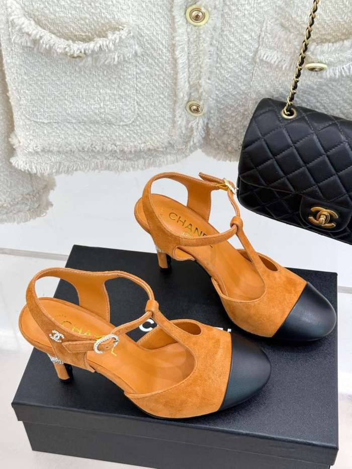 Chanel Womens Shoes Pumps 8.5cm Heel Fashion Sandals Summer Design Luxury Brand Design with Original Box whatsapp【+1-3239614486】
