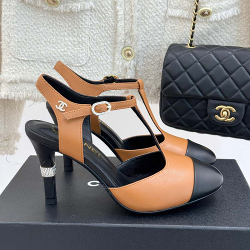 Chanel Womens Shoes Pumps 8.5cm Heel Fashion Sandals Summer Design Luxury Brand Design with Original Box whatsapp【+1-3239614486】
