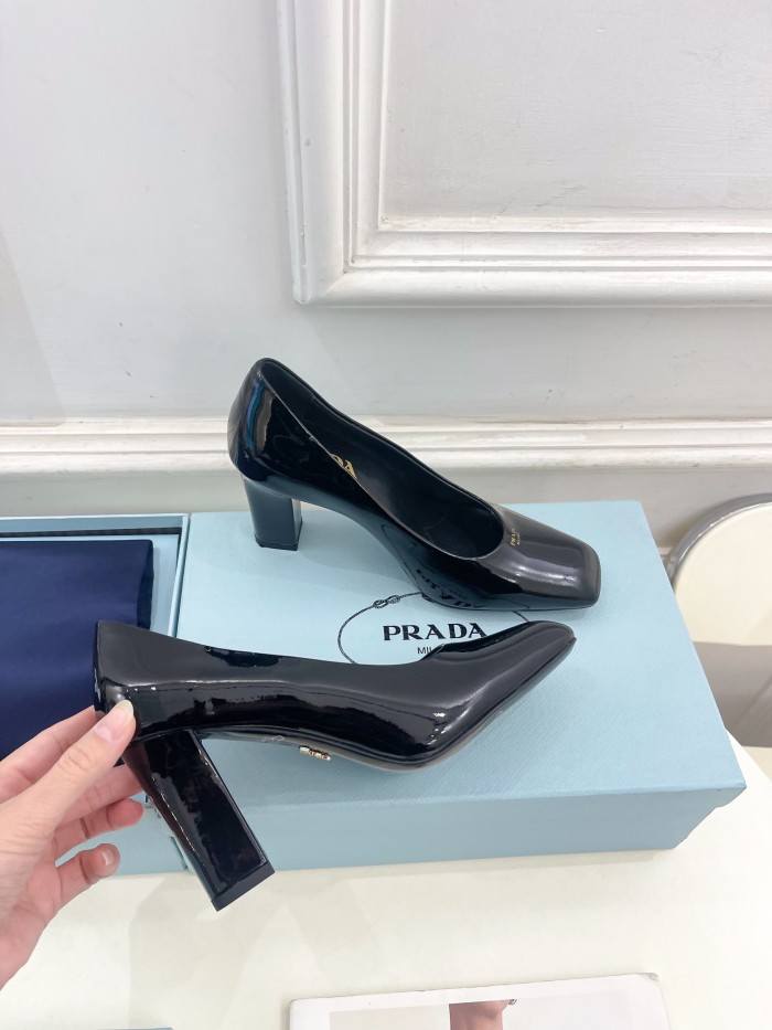 Prada Womens Shoes Sandals Casual Luxury Brand Pumps 8cm Heel with Original Box Whatsapp【+1-3239614486】
