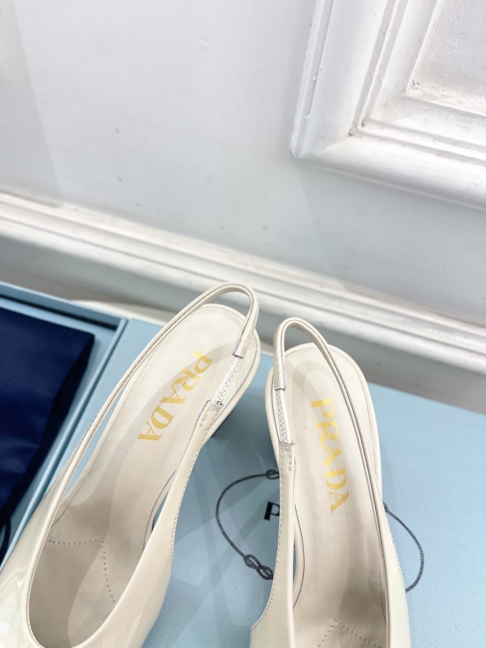 Prada Womens Shoes Sandals Casual Luxury Brand Pumps 8cm Heel with Original Box Whatsapp【+1-3239614486】
