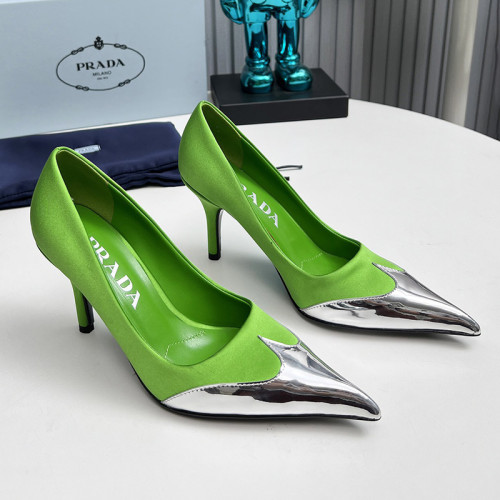 Prada Womens Shoes Sandals Casual Luxury Brand Pumps 8cm Heel with Original Box Whatsapp【+1-3239614486】