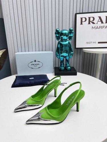 Prada Womens Shoes Sandals Casual Luxury Brand Pumps 8cm Heel with Original Box Whatsapp【+1-3239614486】