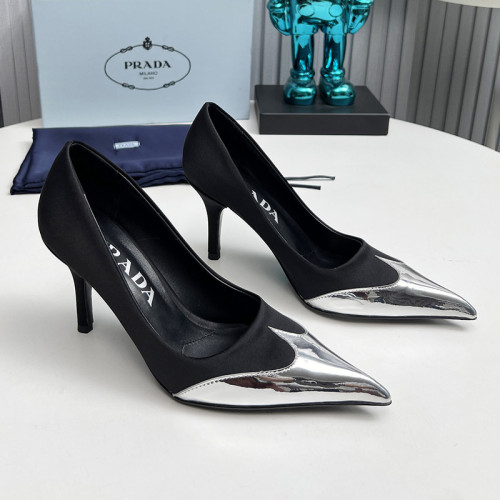 Prada Womens Shoes Sandals Casual Luxury Brand Pumps 8cm Heel with Original Box Whatsapp【+1-3239614486】