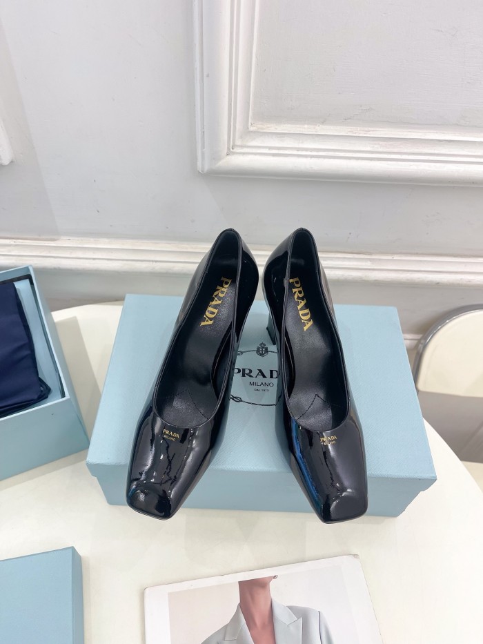 Prada Womens Shoes Sandals Casual Luxury Brand Pumps 8cm Heel with Original Box Whatsapp【+1-3239614486】