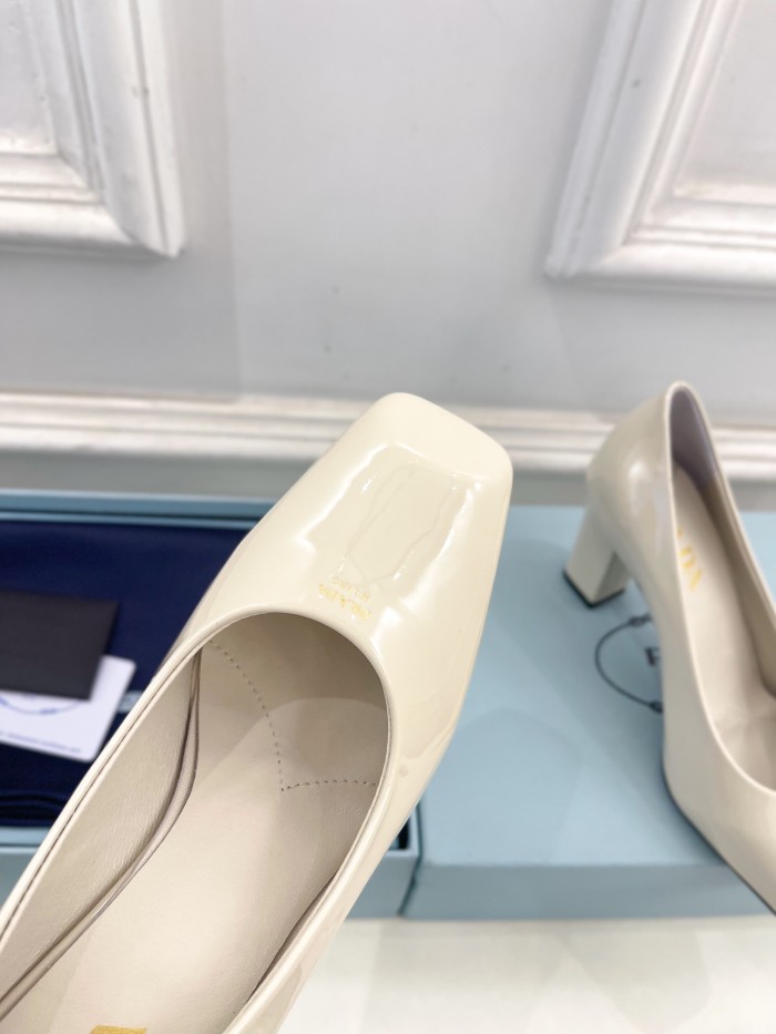 Prada Womens Shoes Sandals Casual Luxury Brand Pumps 8cm Heel with Original Box Whatsapp【+1-3239614486】