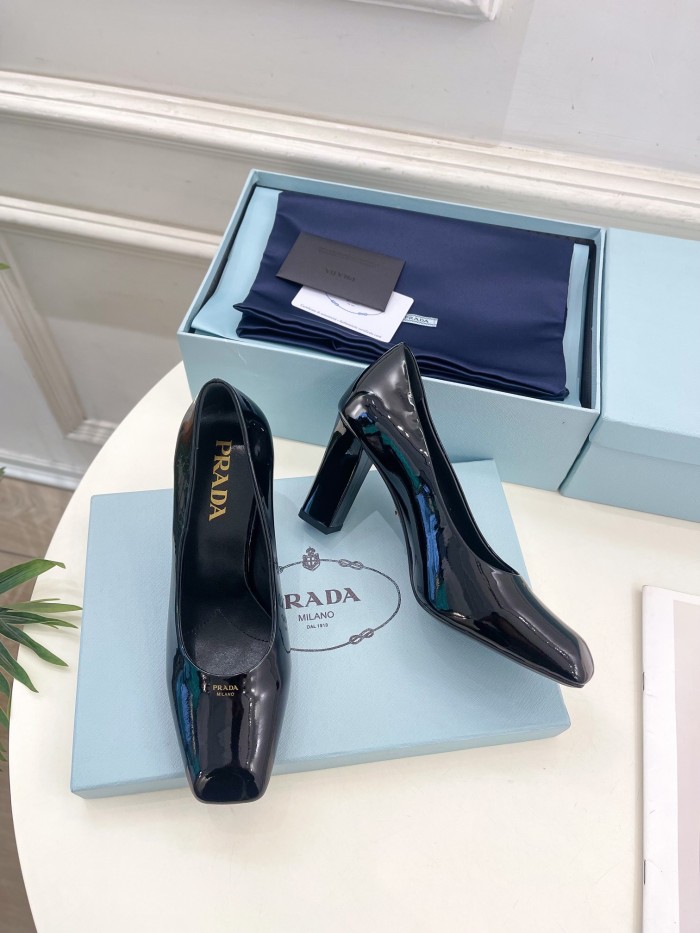 Prada Womens Shoes Sandals Casual Luxury Brand Pumps 8cm Heel with Original Box Whatsapp【+1-3239614486】