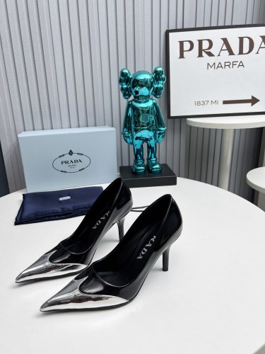 Prada Womens Shoes Sandals Casual Luxury Brand Pumps 8cm Heel with Original Box Whatsapp【+1-3239614486】