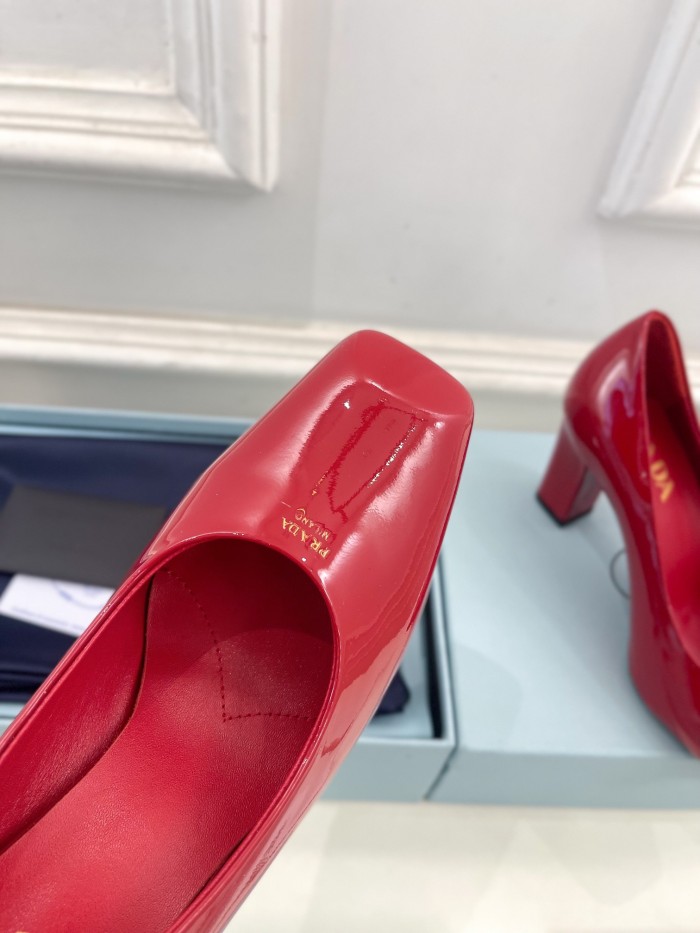 Prada Womens Shoes Sandals Casual Luxury Brand Pumps 8cm Heel with Original Box Whatsapp【+1-3239614486】