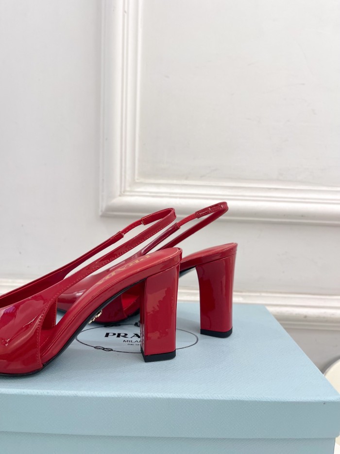 Prada Womens Shoes Sandals Casual Luxury Brand Pumps 8cm Heel with Original Box Whatsapp【+1-3239614486】