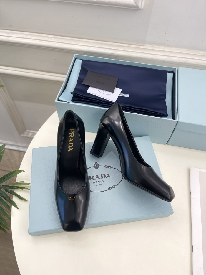 Prada Womens Shoes Sandals Casual Luxury Brand Pumps 8cm Heel with Original Box Whatsapp【+1-3239614486】
