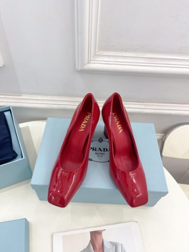 Prada Womens Shoes Sandals Casual Luxury Brand Pumps 8cm Heel with Original Box Whatsapp【+1-3239614486】