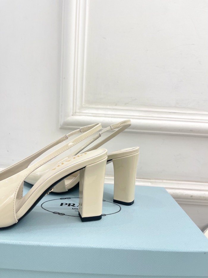 Prada Womens Shoes Sandals Casual Luxury Brand Pumps 8cm Heel with Original Box Whatsapp【+1-3239614486】